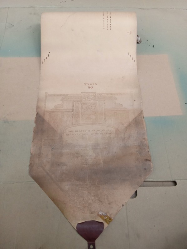 Vintage DeLuxe Reproducing Player Piano Roll #07636( ?)  Blue Danube Waltz