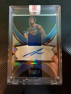 2024-25 Panini Select Ariel Hukporti Rookie Patch Auto # /199 Knicks