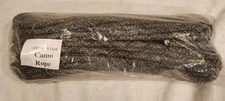 Camo Nylon Rope  3/8” Inch x 50’ Feet Multi Purpose  2 Separate 25 Foot Ropes