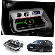 Car Wireless Charger Mount,QC 3.0 Fast Charging fit for Toyota RAV4 2019-2025