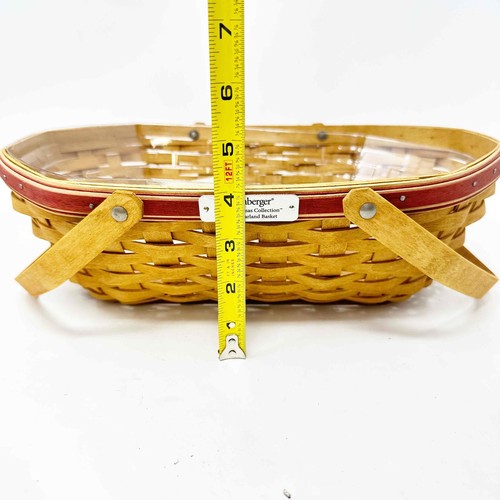 Longaberger Basket 2006 Christmas Nature’s Garland Signed w/ Protector NEW - Picture 10 of 14