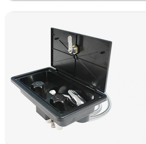 RV External Shower Kit For Caravan Camper Van, Twin Tap Shower Kit Motorhome - Picture 14 of 14