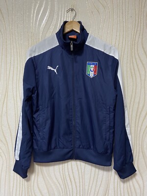ITALY 2012 2013 FOOTBALL SOCCER TRACK JACKET PUMA 740407 sz S MEN