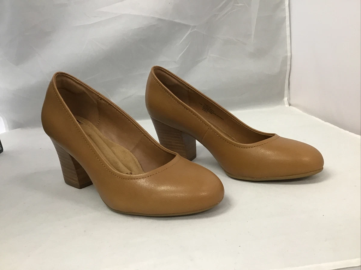 Sofft 6.5 M Palisade Light Brown Leather Pumps High Heels Dress