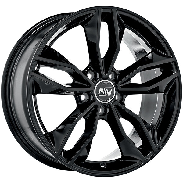ALLOY WHEEL MSW MSW 71 FOR SKODA FABIA 7.5X17 5X100 GLOSS BLACK GAA