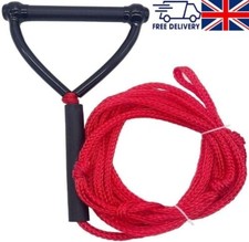 24ft Water Ski Wakeboard Kneeboard Rope Safety Surfing Tow Line Leash Cord UK