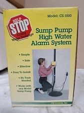 New CSI CONTROLS CS-1000 Sump Pump Alert NOS Works With Any Model Easy Install