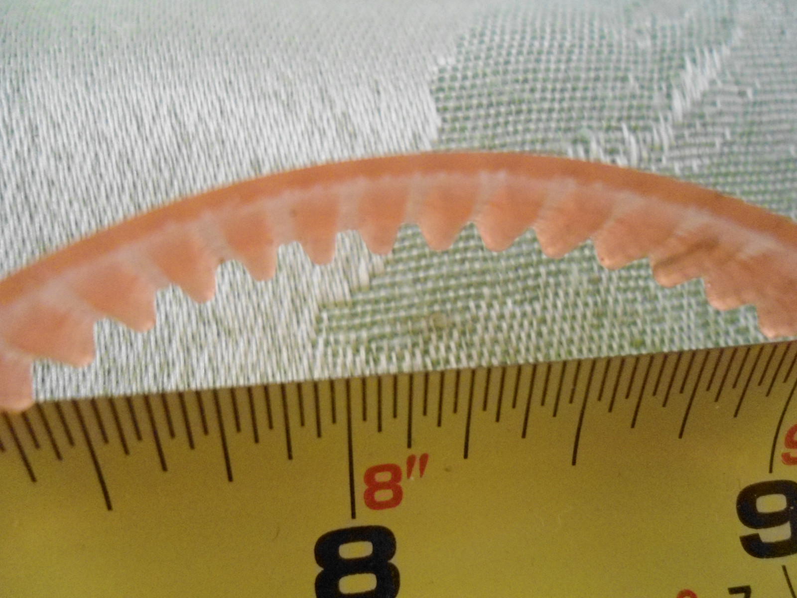 LUG MOTOR BELT 8" BROTHER SEWING MACHINE VX520, VX540, VX560, VX620