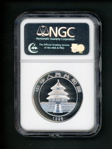 China PRC People's Republic 1998 Silver 5Y Yuan Panda Multi-Color NGC PF 69 UCAM - Picture 2 of 4