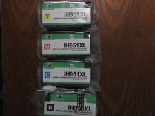 Supricolor Replacement Ink Combo 4 PCS/PACK  (IH950XL IH951XL)