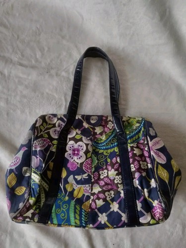 Vintage Vera Bradley Purse/Shoulder Bag, Flower Design - Picture 7 of 14
