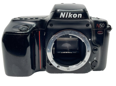 Nikon N50 35mm SLR Film Camera Body Only UNTESTED FOR PARTS ONLY