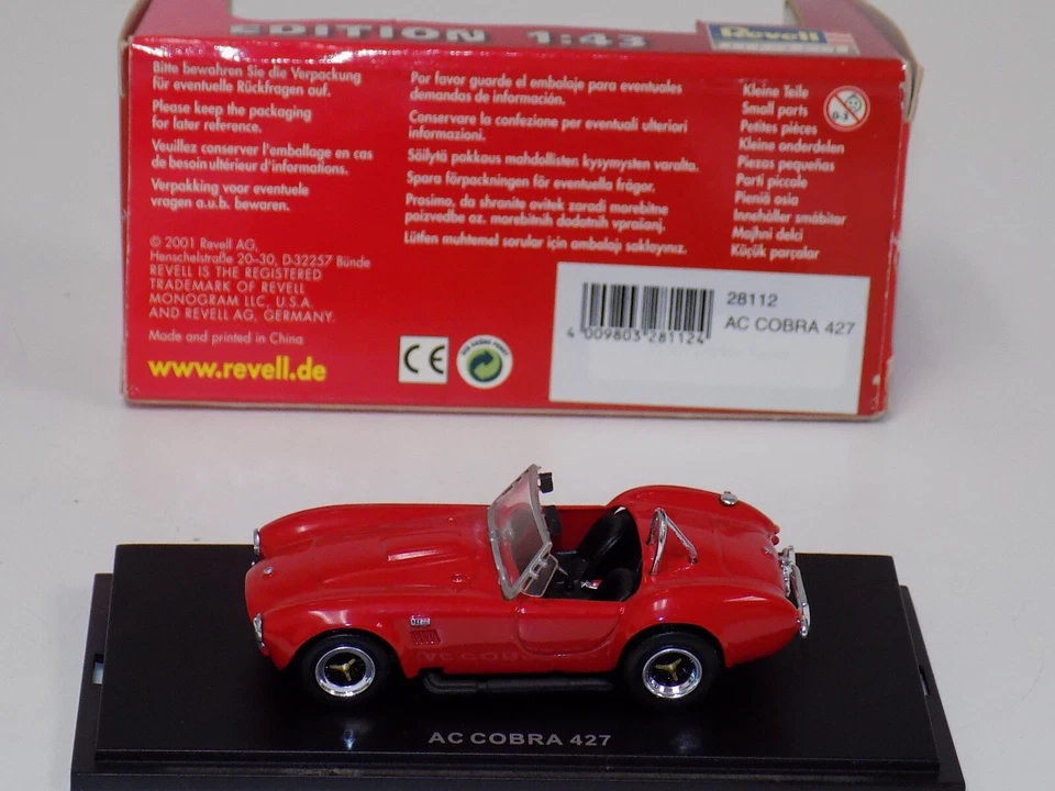 1/43 Revell Modelo AC Cobra 427 en rojo 28112 Foto 4 de 4