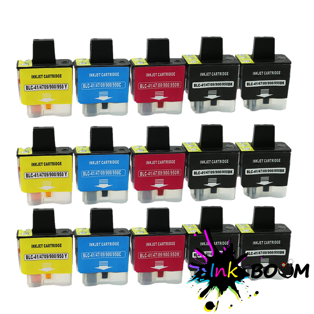 15 Ink Cartridge fits Brother LC41 MFC-5440CN IntelliFax-2440C DCP-110C