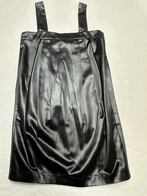 French Connection Women s 4 Sleeveless Black Mini Dress Size Shiny Zipper