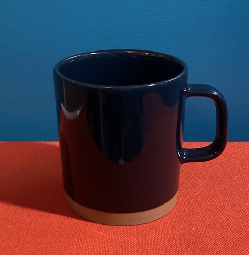 4x Royal Doulton OLIO by Barber Osgerby MUGS 300ml BLUE EUC Retired - Picture 4 of 9