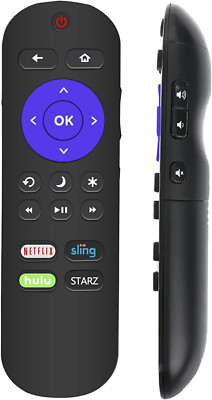 Remote Control Fit for All Sharp Roku TV LC-32LB591U LC-32LB481U LC-43LB481C LC-