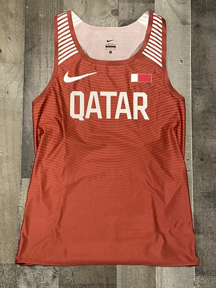 NIKE MEN’S QATAR 2018 PRO ELITE OLYMPIC TRACK SINGLET SIZE SMALL RARE