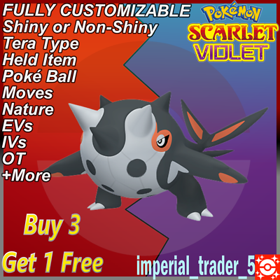cetitan pokemon card shiny Pokémon Scarlet and Violet ✨ Shiny Cetitan ✨ W/ Best 6IV Customizable