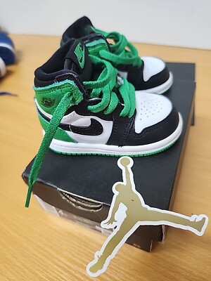FD1413-031] Toddlers Air Jordan RETRO 1 HIGH OG 'LUCKY GREEN | eBay