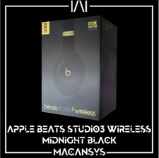 Apple BEATS Studio 3 Wireless Bluetooth Noise Cancelling Midnight  MXJ92ZM/A