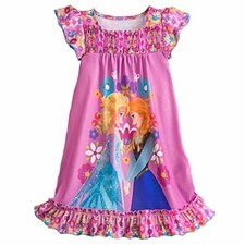  Disney Store Anna and Elsa Nightshirt - Size 4,5/6,7/8 - New