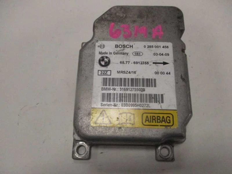 Bag Control Module Fits 01-06 BMW M3 X6 320i 330i 65.77-6912755 