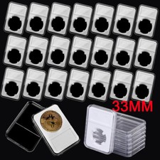 10-100Pcs 33mm Coin Slab Display Holders Stor...