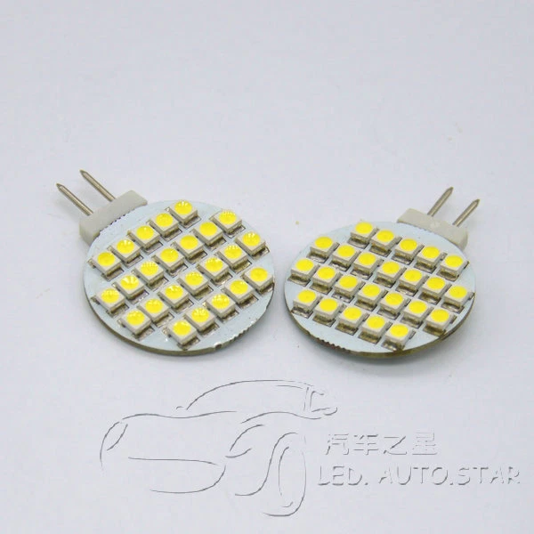 4x G4 LED Bulbs 24LEDs 3528 Replace 20W Halogen bulb Cool White wall light 12V - Image 2 of 4