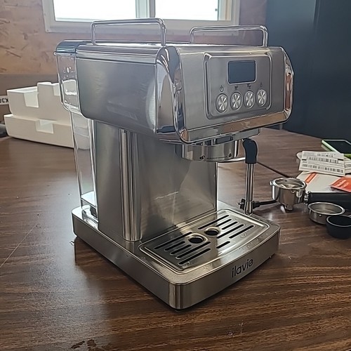 ILAVIE 20 Bar Espresso Machine, Stainless Steel Espresso Coffee Machine - Picture 2 of 12