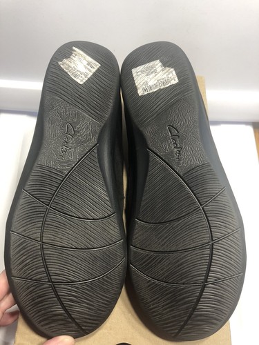 Clarks Cloudsteppers Sillian Paz Mocasines Mujer 8 M Negro Zapatos Sin Cordones - Imagen 5 de 6