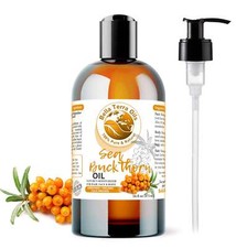 Organic Sea Buckthorn Oil - 16oz  Premium Grade, Cold-Pressed Oil for Skin, Hai