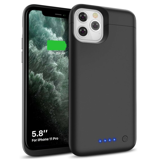Backup Battery Case Power Bank External Charging Cover For iPhone 11