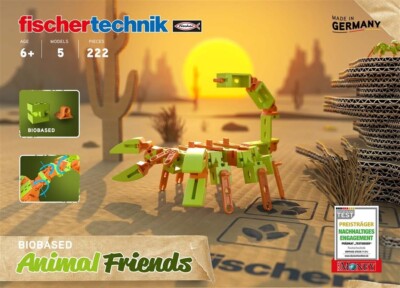 fischertechnik Animal Friends - 30% OFF - 222-pc Organic Construction Set 563576