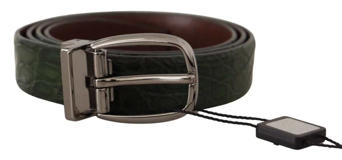 Dolce & Gabbana D&G Wide Green Studded Belt 95cm Dolce Gabbana Belts - Etsy main image 3