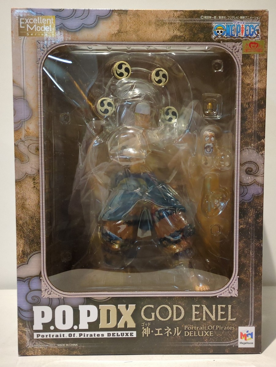 MegaHouse - ONE PIECE P.O.P DX ★GOD ENEL★ One Piece God Enel P.O.P DX Figure Excellent Model MegaHouse