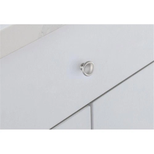 Elegant Decor Garlande 1.2" Mushroom Knob Multipack in Nickel (Set of 10) - Picture 2 of 6