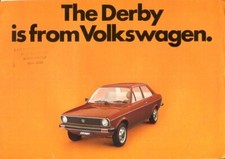 Volkswagen Derby Mk1GLS Verkaufsprospekt Englischer Markt 1977