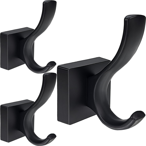 Towel Holder for Bathroom Wall Hooks, Bath Towel Rack Shower Towel Holder, Robe