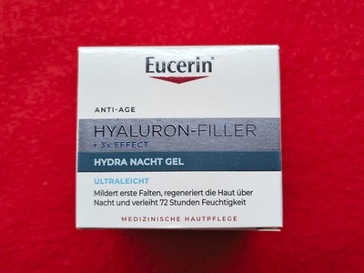 EUCERIN HYALURON-FILLER 3xEFFECT Anti-Falten Age Hydra Booster Nacht Gel NEU&OVP