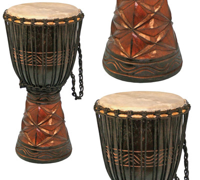 Djembe Afrika, 26'' tall, 12-13'' head