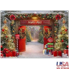 Christmas Photography Backdrop Fabric Party Decoration Events Tapestry New