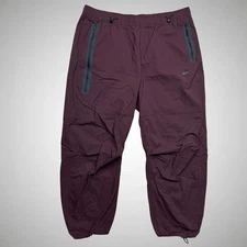 Nike Tech Woven "Burgundy Crush" Oversized  Pants HM7158-652 Men's Size M