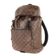 LOUIS VUITTON Monogram Macasser Zack Backpack (M43422) | Brown Used BEEG-0