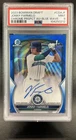 2023 Bowman Draft Jonny Farmelo Chrome Auto Blue Wave Refractor 1st #/150 PSA 9