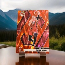  2024-25 Mosaic Tyler Herro #47 Red Seismic Mosaic Prizm Heat /299 FLIP SEE PICS