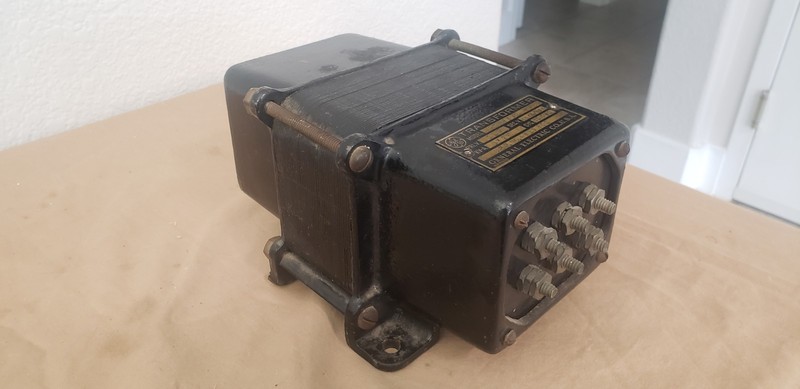 Antique Radio Transmitter Plate Transformer