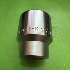 S-K Tools Made in USA 3/4" Drive 12 Point SAE Sz 1-1/2" Chrome Socket MPN 47148