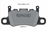 Pagid Bremsbelagsatz Scheibenbremse T2356N FüR Porsche 911 991 Cayman 981 GT3