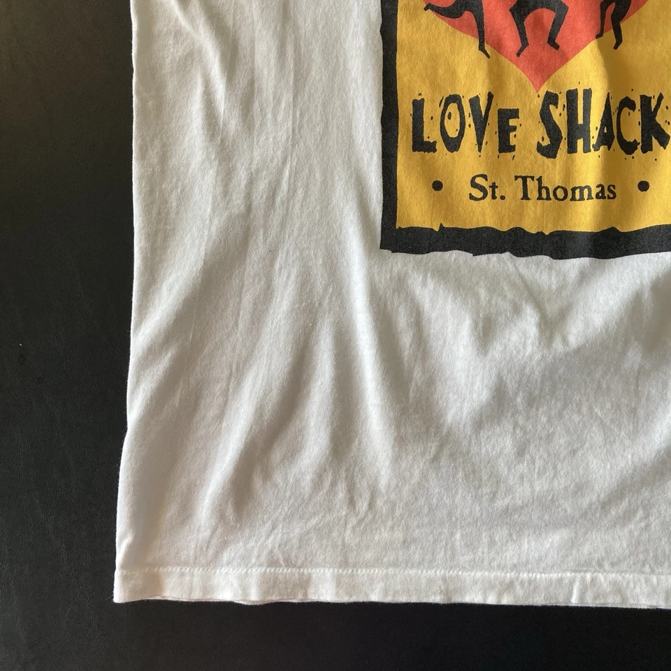 Vintage Duffys Love Shack Tank St. Thomas USA XL Tank Top VTG - Image 4 of 4
